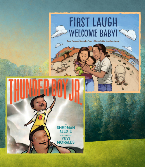 Covers for Thunder Boy Jr and First Laugh Welcome Baby