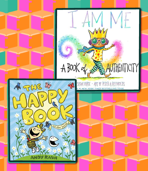 Covers: I Am Me and The Happy Book