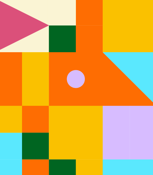 Abstract multi-colored shapes