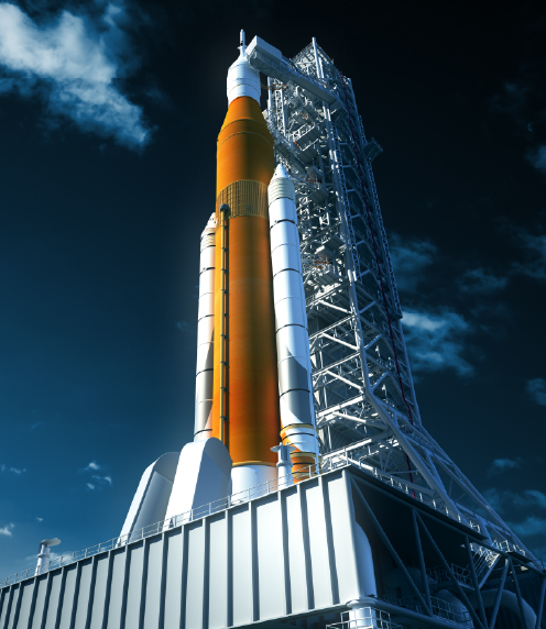 Artemis rocket mock-up image