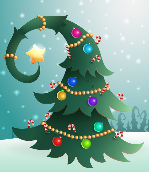 Dr. Seuss-inspired Christmas tree