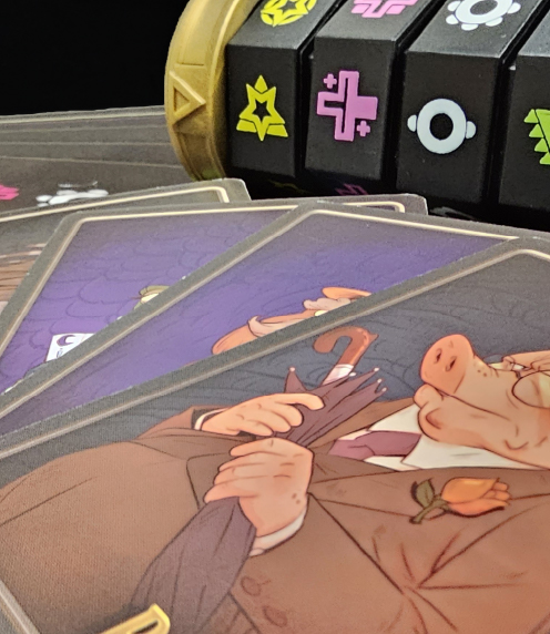 Close up of 5-Minute Mystery cards
