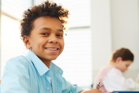 Smiling young boy