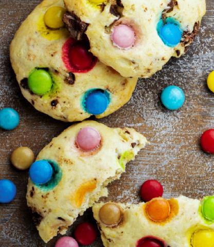 M&M cookies