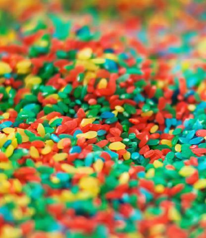 Close-up of colorful rice