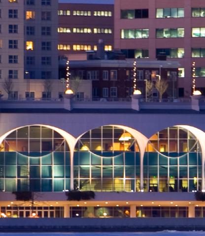 Monona Terrace in Madison, Wisconsin (designed 1938)