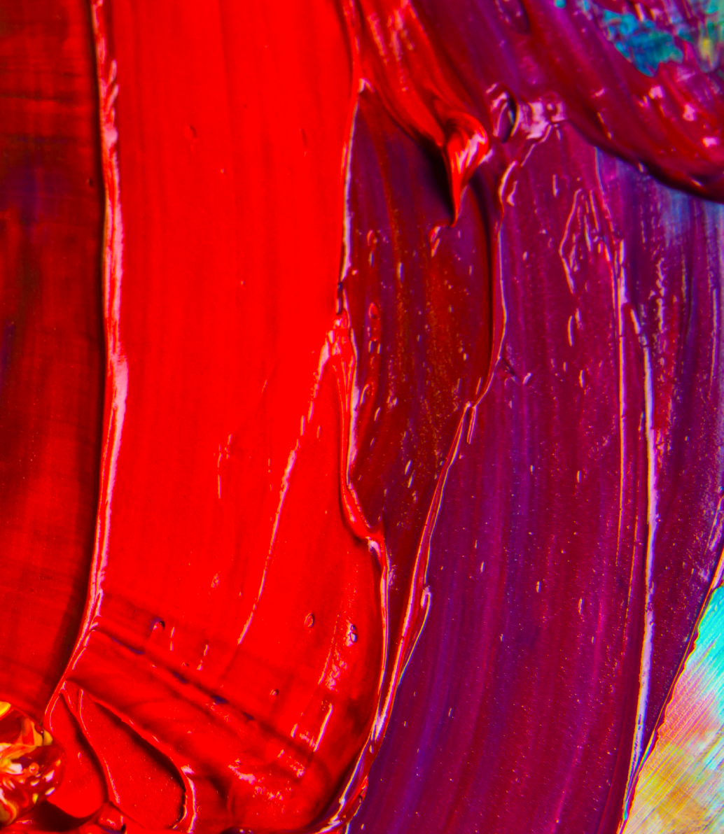 Colorful smears of paint